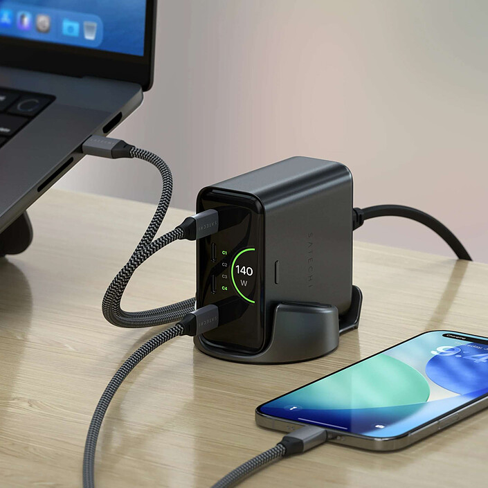 cheap SATECHI ChargeView 140W GaN
