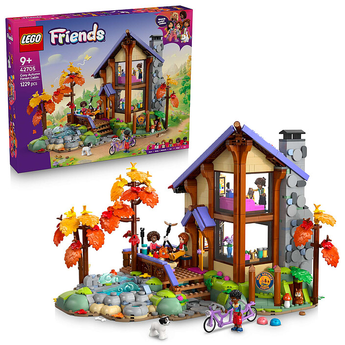 Review LEGO Friends 42705 The Cozy Cabin in the Forest