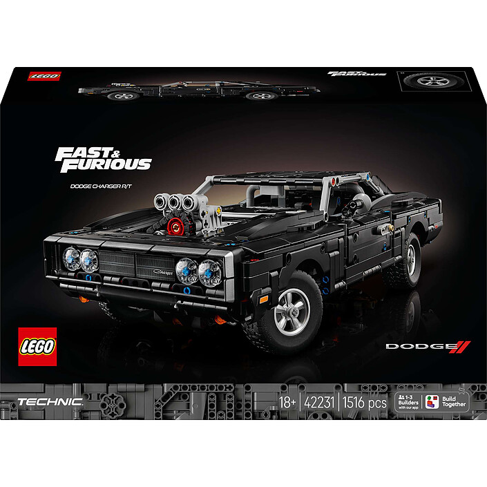 LEGO Technic 42231 Fast and Furious Dodge Charger R/T Car