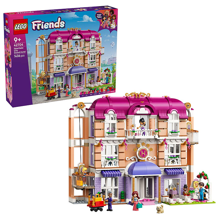Review LEGO Friends 42704 The Grand Hotel of Heartlake City