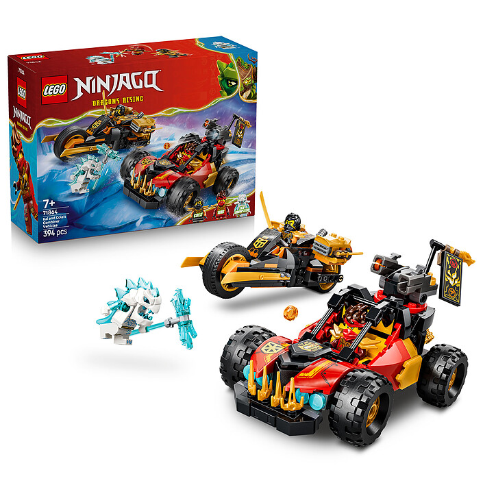 Review LEGO Ninjago 71864 Kai and Cole's Combination Vehicles