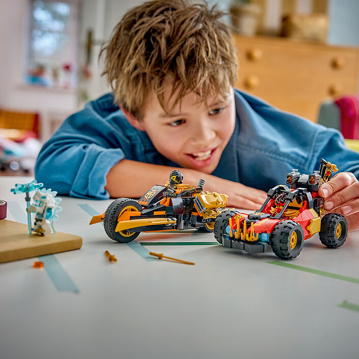 Buy LEGO Ninjago 71864 Kai and Cole's Combination Vehicles