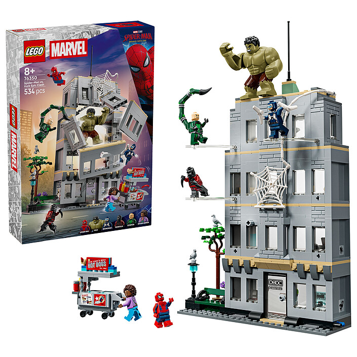 Opiniones sobre LEGO Marvel 76350 El enfrentamiento legendario entre Spider-Man y Hulk