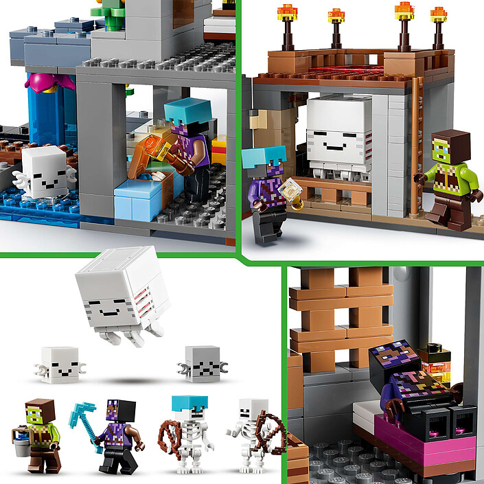 Acheter LEGO Minecraft 21597 La Station de Ghast