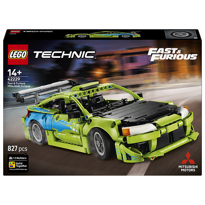 LEGO Technic 42229 Auto Mitsubishi Eclipse di Fast and Furious