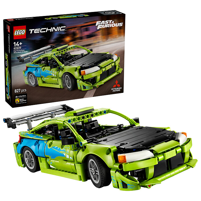 Nota LEGO Technic 42229 Auto Mitsubishi Eclipse di Fast and Furious
