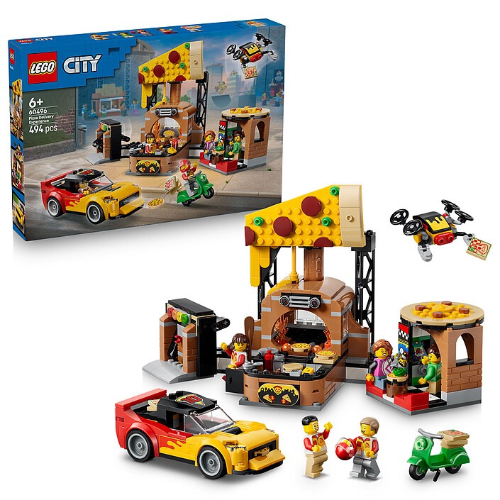 Avis LEGO City 60496 La Pizzeria et ses Véhicules de Livraison