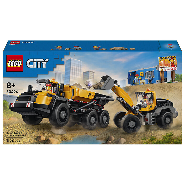 LEGO City 60494 Le Camion-Benne et la Chargeuse Frontale