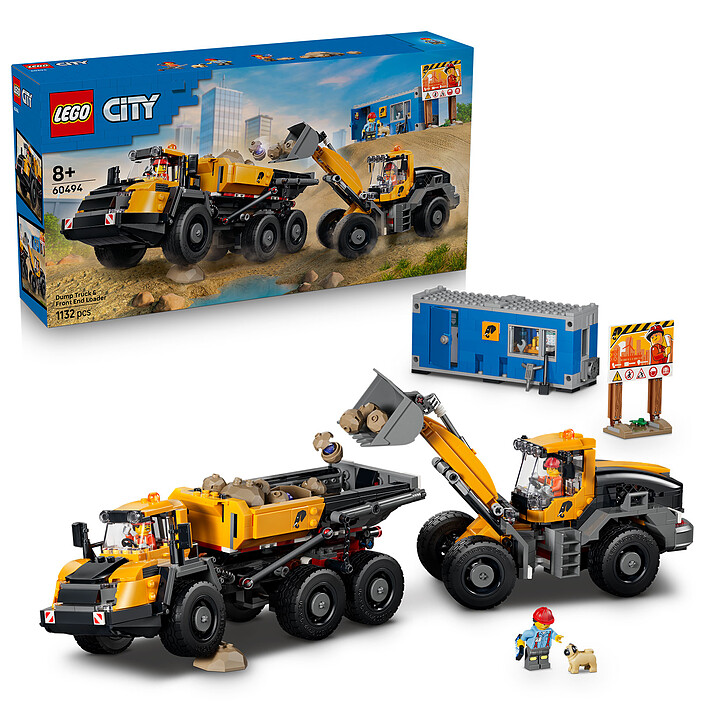 Avis LEGO City 60494 Le Camion-Benne et la Chargeuse Frontale