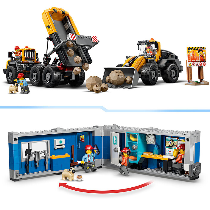 LEGO City 60494 Le Camion-Benne et la Chargeuse Frontale pas cher