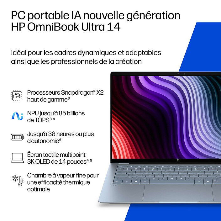 Avis HP OmniBook Ultra Next Gen AI 14-kg0005nf Copilot+ PC