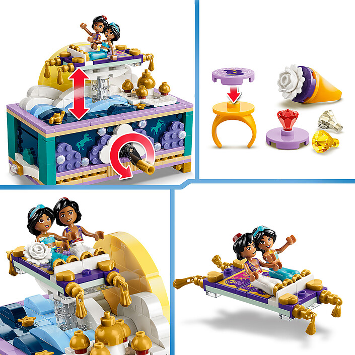 LEGO Disney 43295 Il Portagioie di Jasmine economico