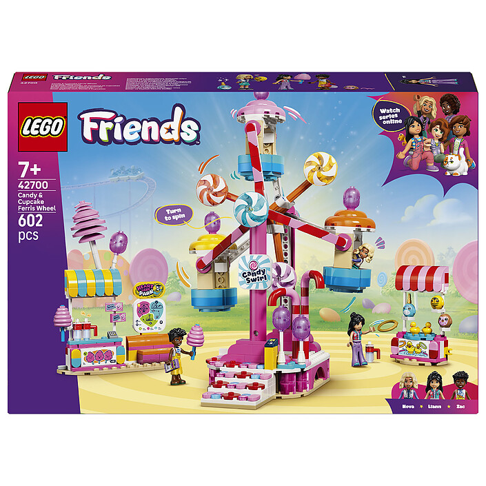 LEGO Friends 42700 La Ruota panoramica decorata con caramelle e cupcake