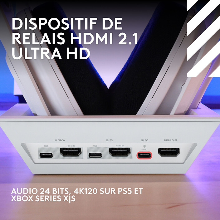 Logitech G A50 X Lightspeed (Blanc) pas cher