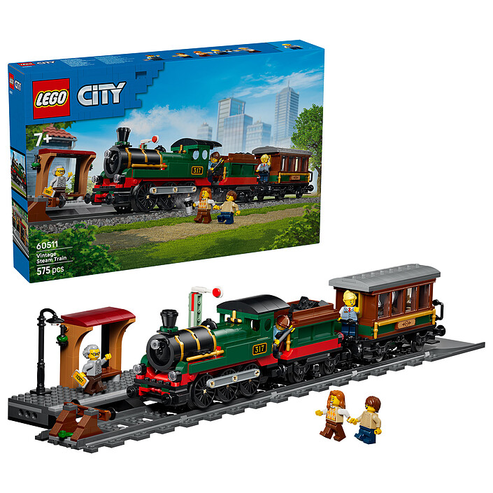 Nota LEGO City 60511 Il Treno a Vapore Retrò