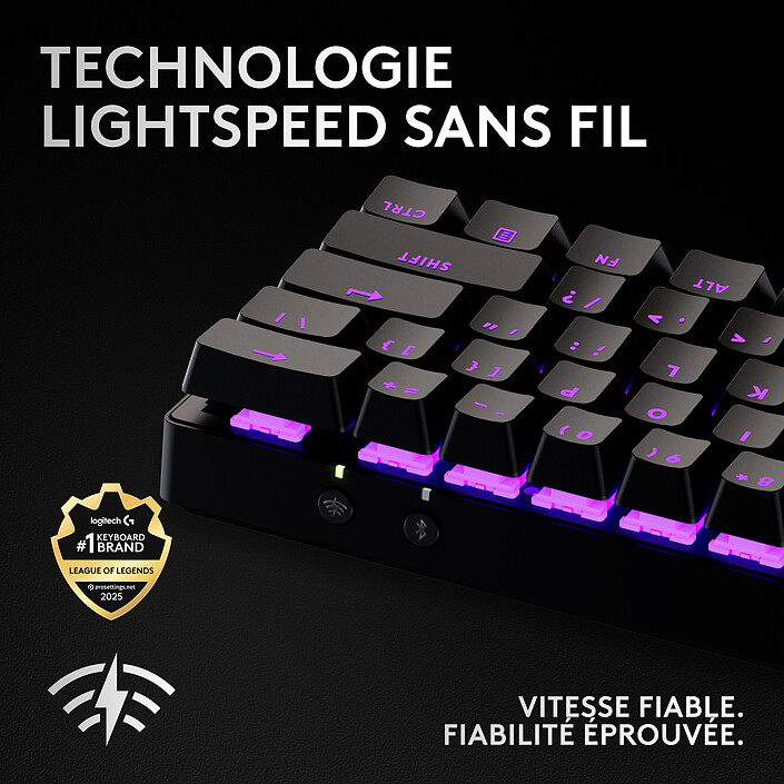 Avis Logitech G Pro X 60 Lightspeed (Noir)