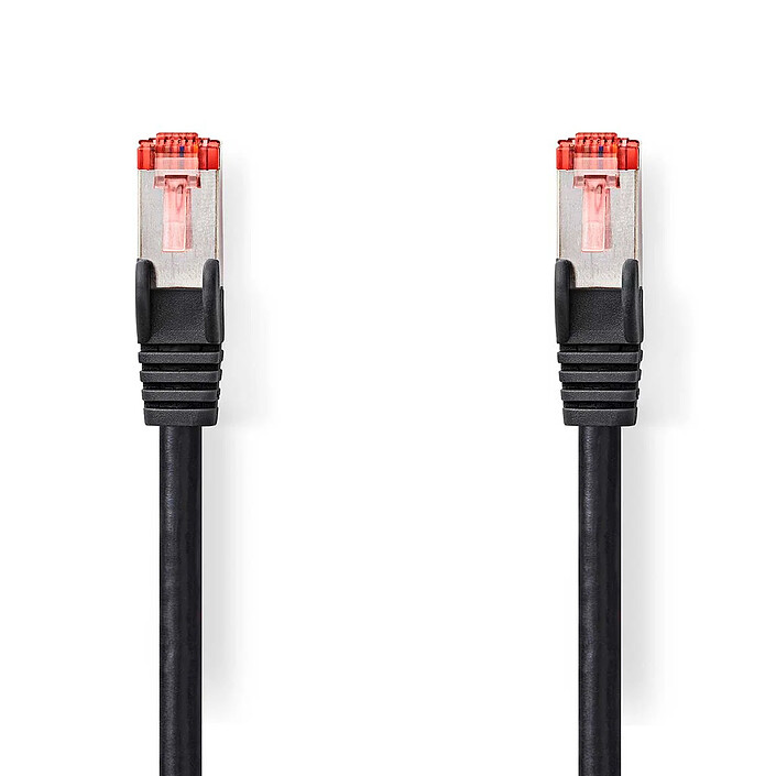 Nedis Câble RJ45 catégorie 6 S/FTP 15 m (Noir)
