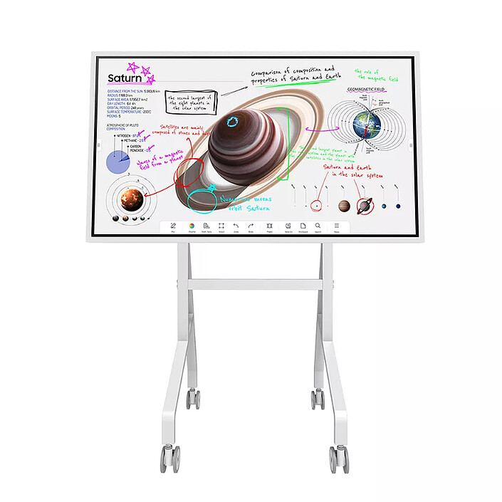 cheap Samsung Flip 4 WM55B + Neomounts FL50-515WH1 White
