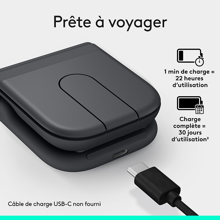 Logitech Mobi Fold (Graphite) pas cher