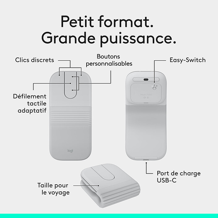 Avis Logitech Mobi Fold (Blanc Cassé)