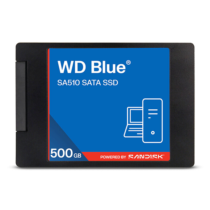 Western Digital SSD WD Blue SA510 500 Go - 2.5"