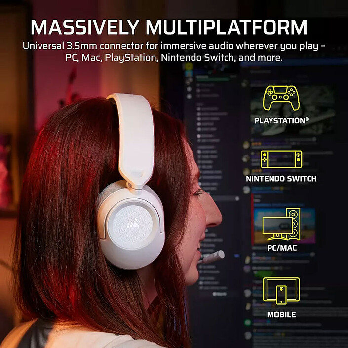 Avis Corsair HS35 v3 (Blanc)