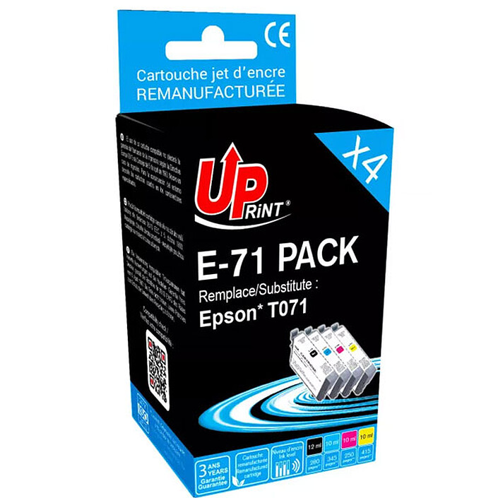 UPrint Pack de 5 Cartuchos compatibles Epson T0715/T0895