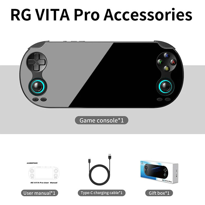 Avis Anbernic RG vita Pro 128 GB (Noir)