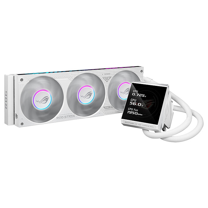 ASUS ROG Strix LC IV 360 ARGB LCD White Edition
