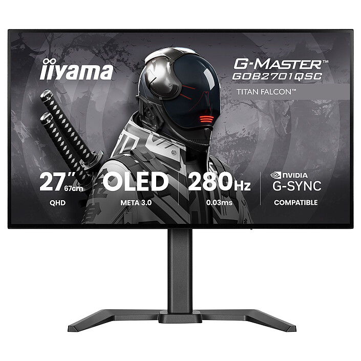 iiyama 27" OLED - G-Master GOB2701QSC-B1 Titan Falcon