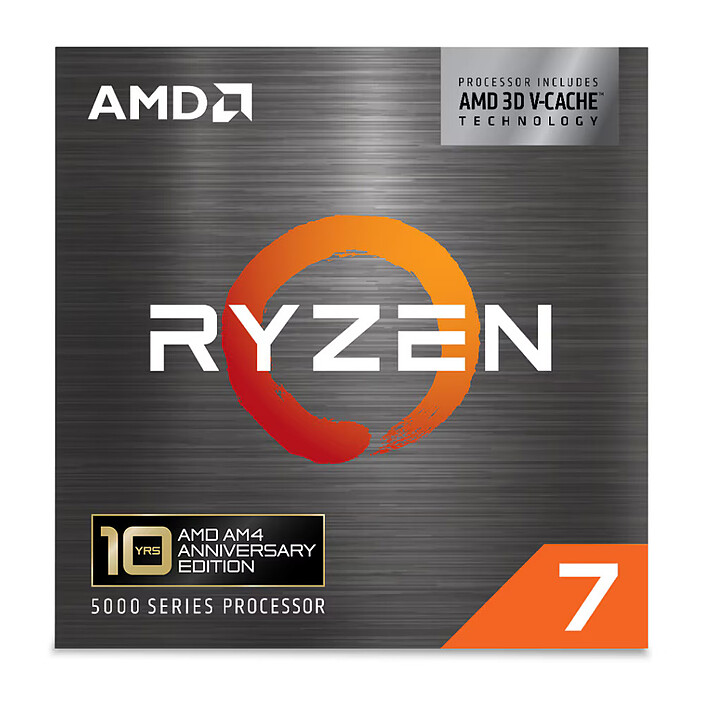 Avis AMD Ryzen 7 5800X3D (3.4 GHz / 4.5 GHz) - Edition anniversaire 10 ans