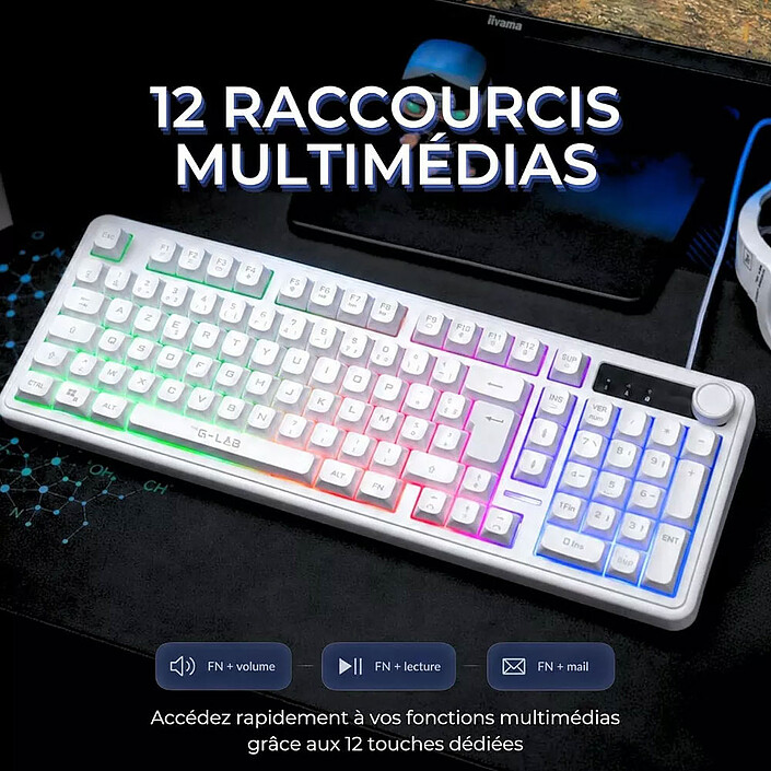 Acheter The G-Lab Keyz Caesium EX (Blanc)