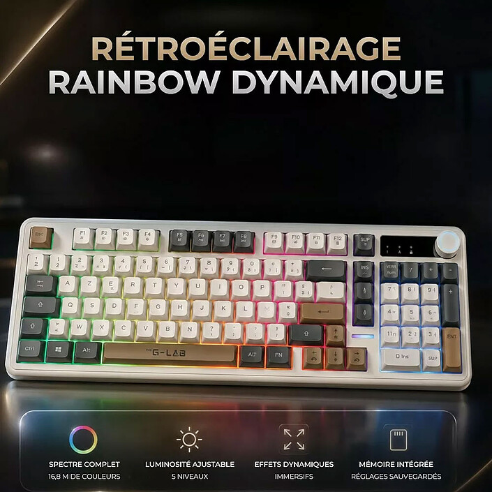 The G-Lab Keyz Caesium EX (Tricolore) pas cher