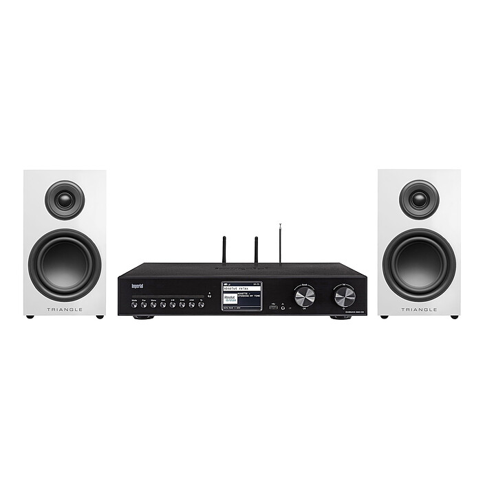 Imperial DABMAN i560 CD + Triangle Elara LN01 Blanc