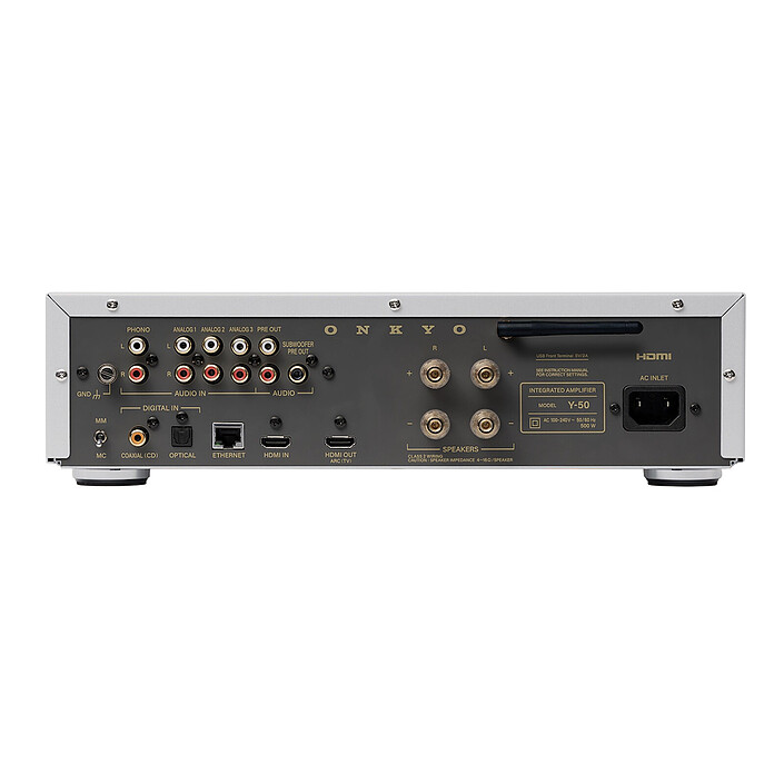 Acheter Onkyo Muse Y-50 Argent + Klipsch RP-600M II Noyer