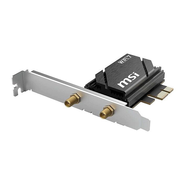 MSI HERALD BE6500 WiFi 7 PCIe Card pas cher