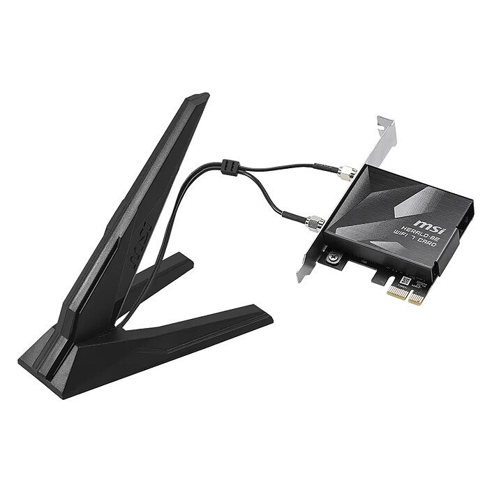 Avis MSI HERALD BE9400 WiFi 7 PCIe Card