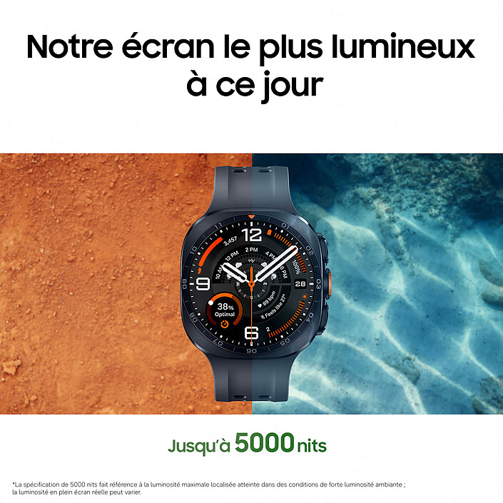 Samsung Galaxy Ultra2 (44 mm / Noir Titane) pas cher