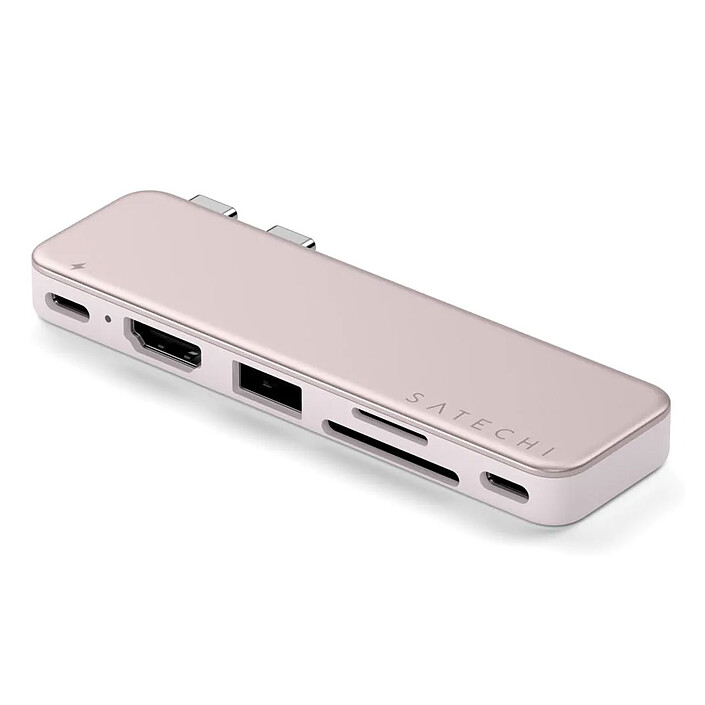 Satechi USB-C Snap Hub 6-en-1 (Blush)