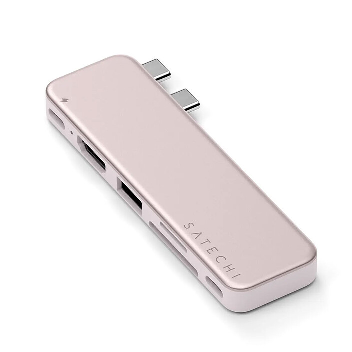 Satechi USB-C Snap Hub 6-en-1 (Blush) pas cher