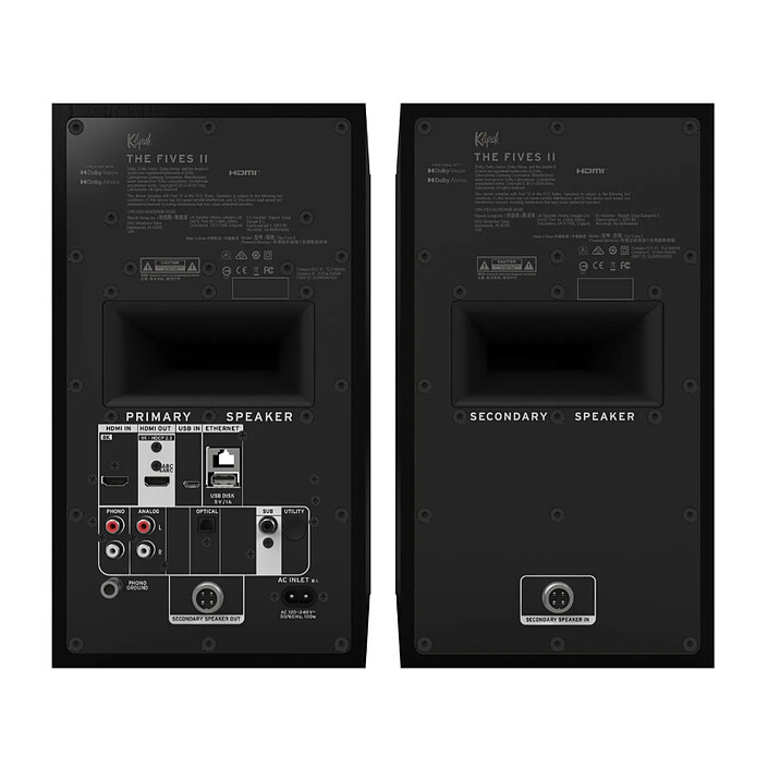 Klipsch The Fives II Noir pas cher