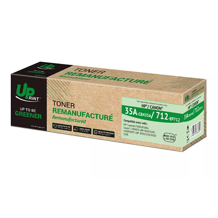 Tóner compatible UPrint HP 35A (CB435A) y Canon 712 (EP712) - Negro