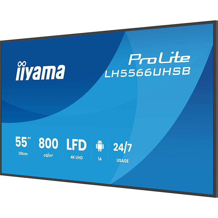 Opiniones sobre iiyama 55" LED - ProLite LH5566UHSB-B1AG