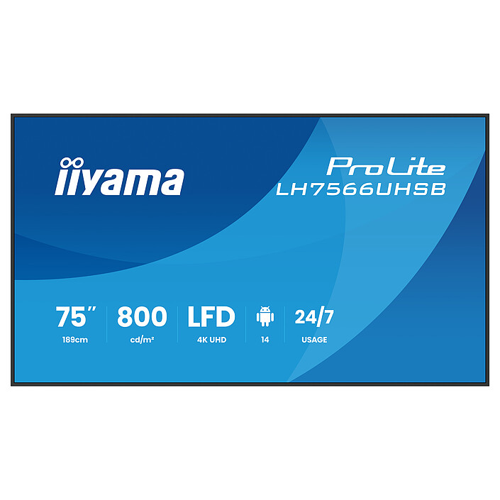 iiyama 75" LED - ProLite LH7566UHSB-B1AG