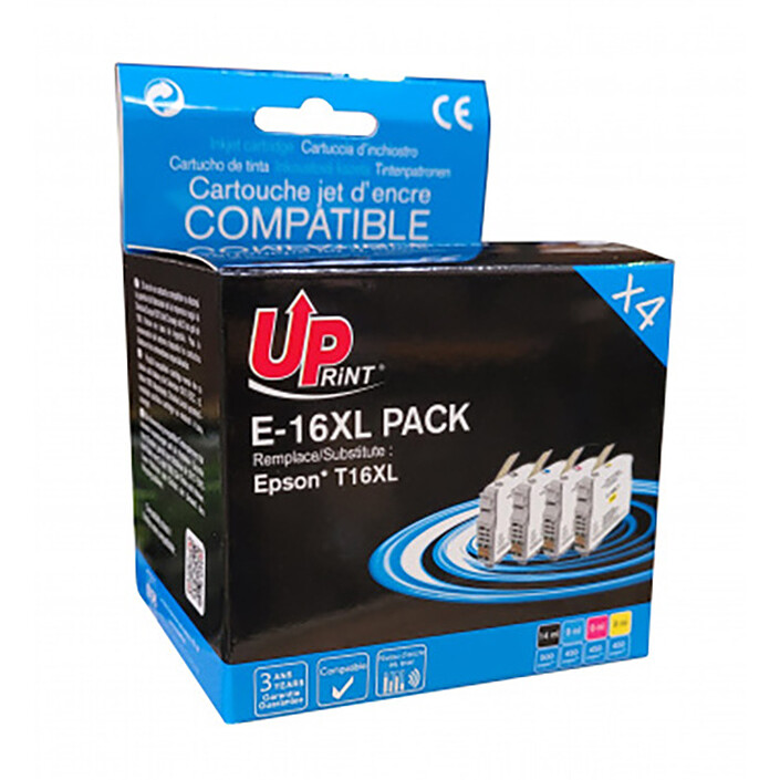 UPrint Pack of 4 Compatible Epson 16XL Cartridges (CMYK)