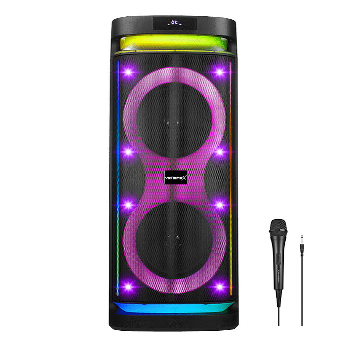 Volkano Enceinte Bluetooth Volkano X Titan Series Dual 10" - 100 W