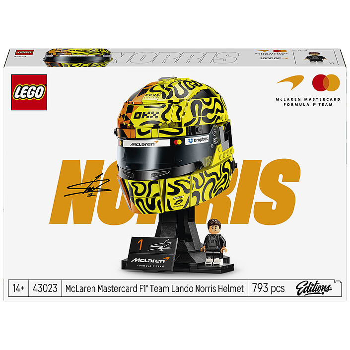 LEGO Editions 43023 McLaren Mastercard F1 Team Casque de Lando Norris