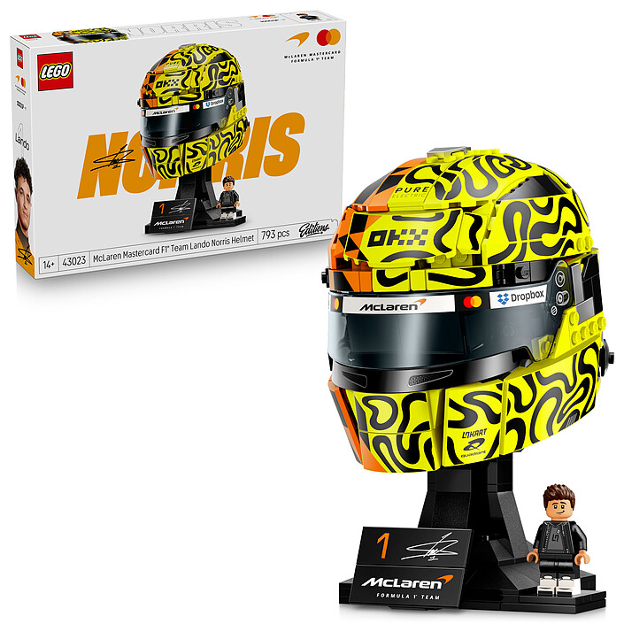 Avis LEGO Editions 43023 McLaren Mastercard F1 Team Casque de Lando Norris
