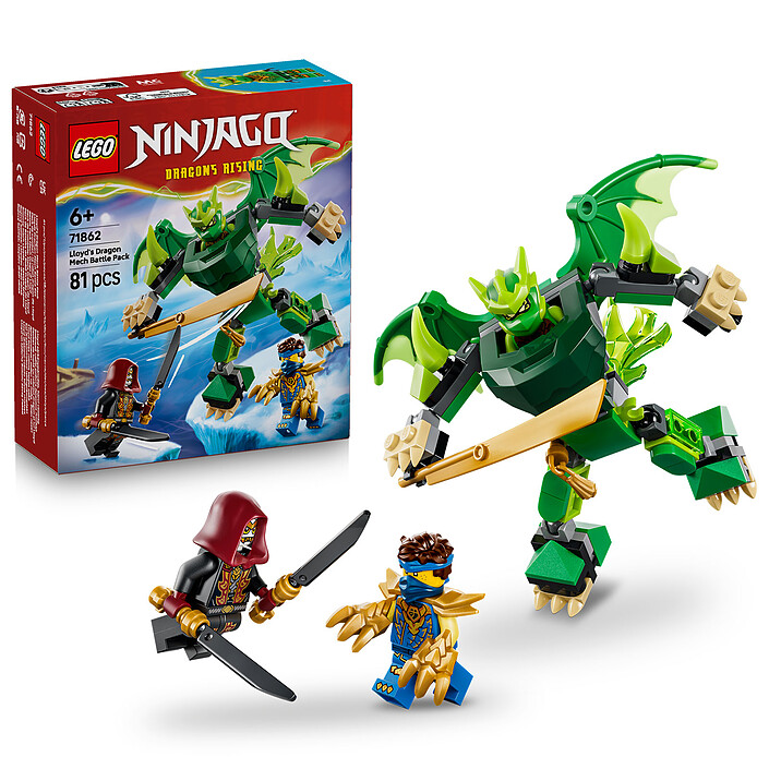 Avis LEGO Ninjago 71862 Pack de Combat : le Robot Dragon de Lloyd - Ninja