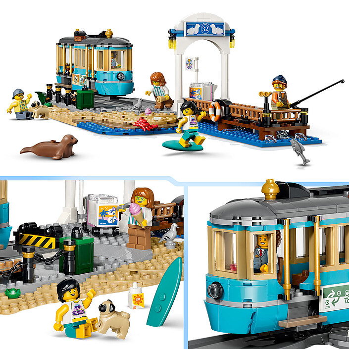 LEGO City 60506 Le Tramway de Bord de Mer pas cher